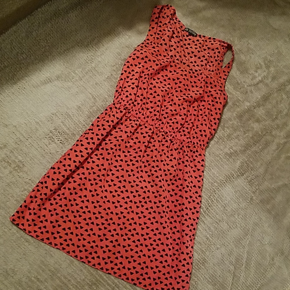 Orange fall dress